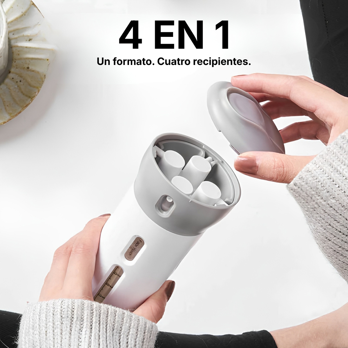 Dispensador de Viaje 4 en 1