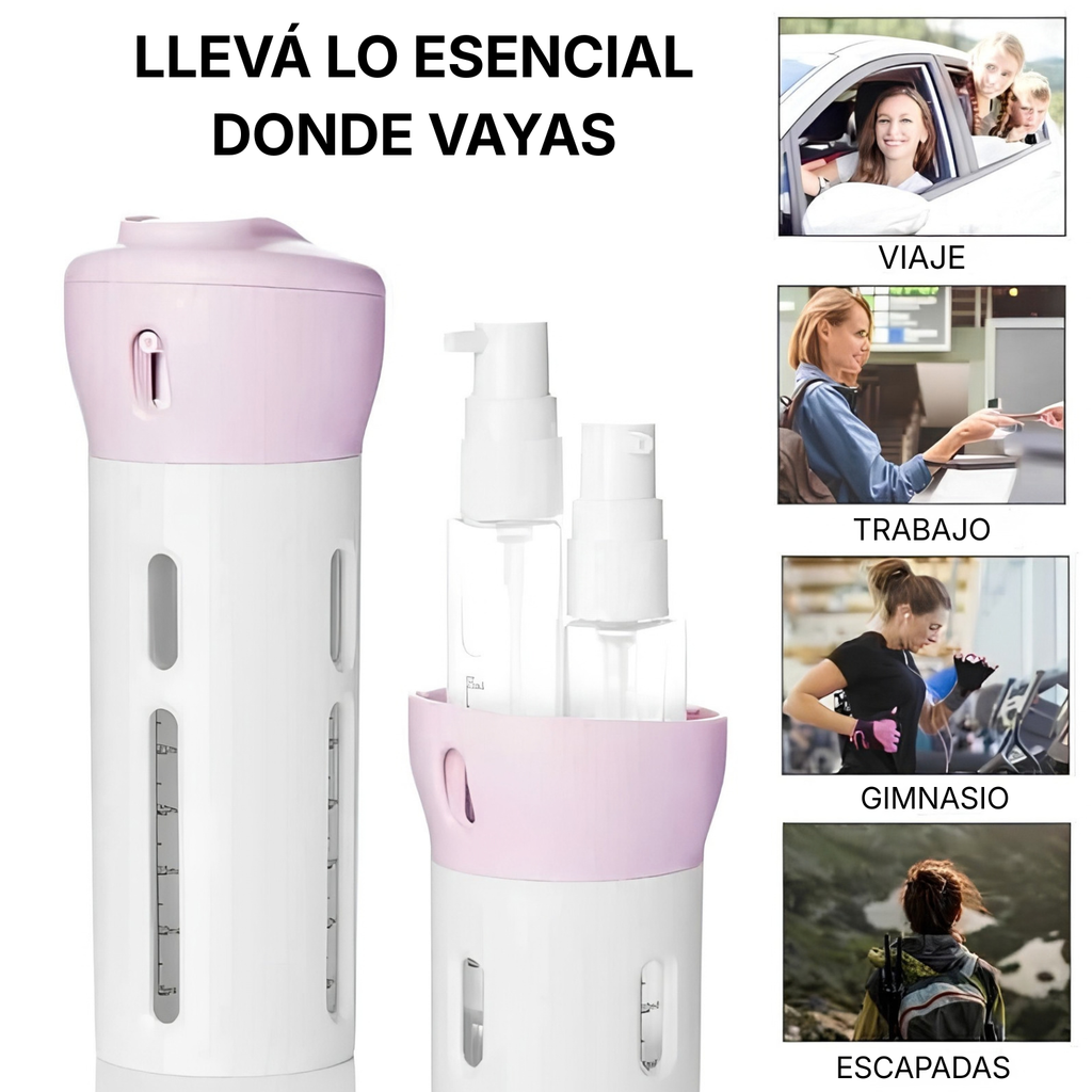 Dispensador de Viaje 4 en 1